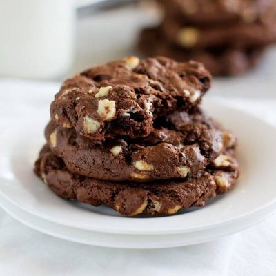 A picture of Double Chocolate Cake Mix Cookies