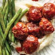 BBQ Meatballs pin.