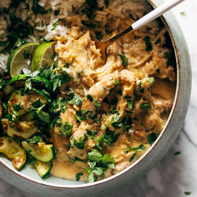 A picture of Lemongrass Chicken with Rice and Zucchini