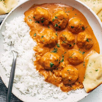 A picture of Butter Chicken Meatballs