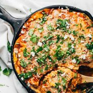 Skillet Chicken Tortilla Pie